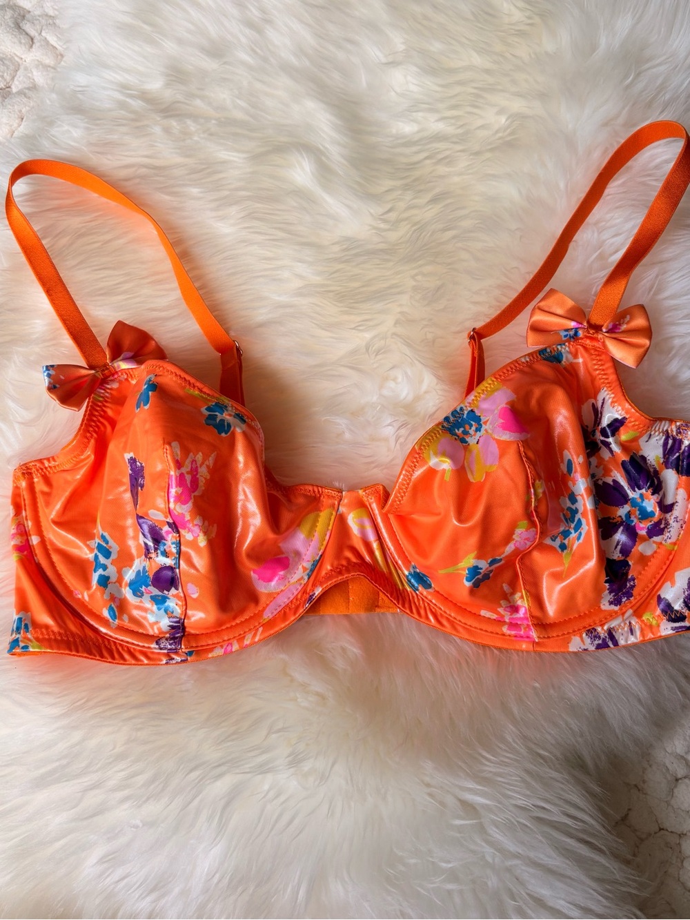 Night Blooms Unlined Demi Bra